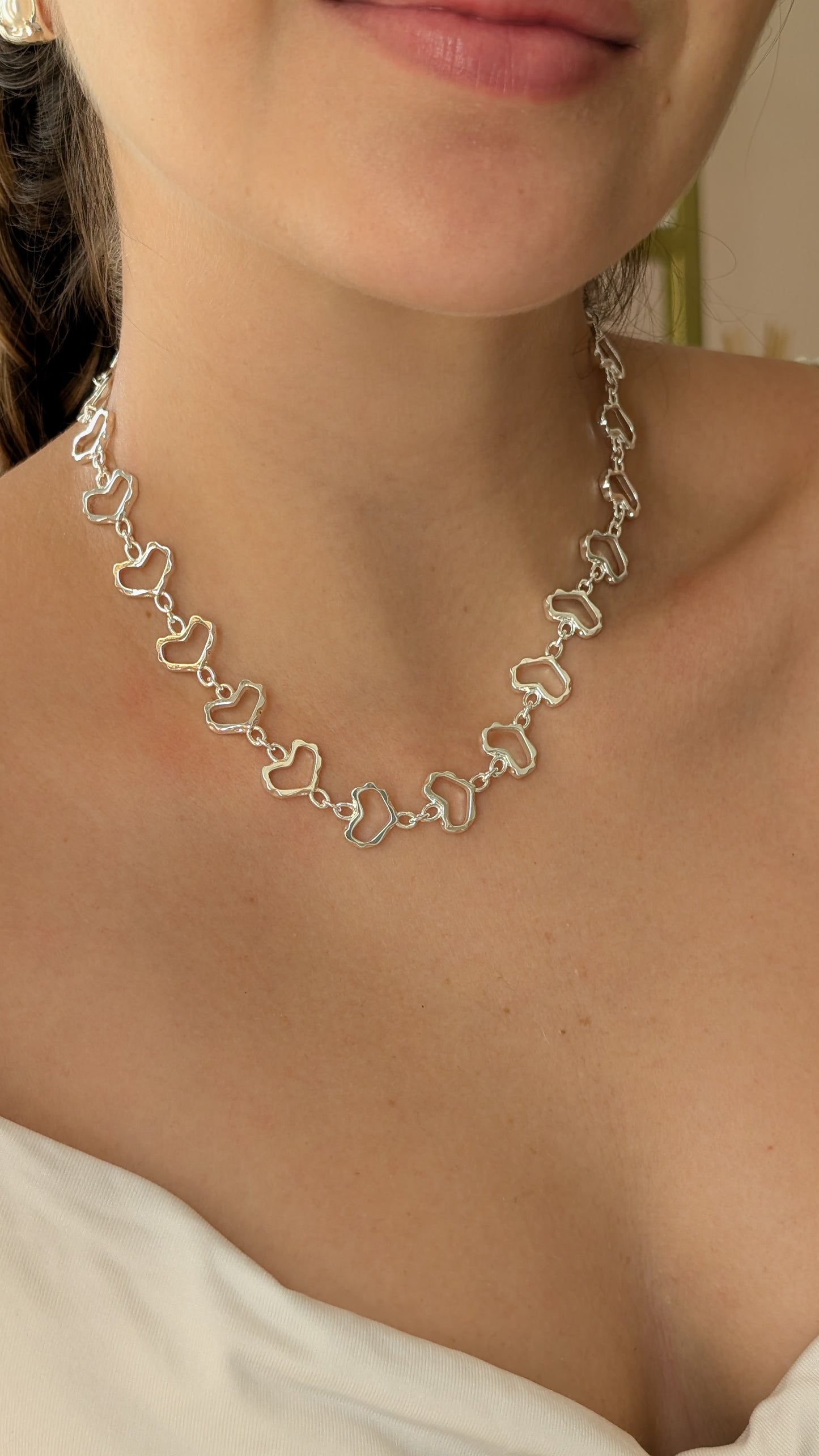 Cadena corazones